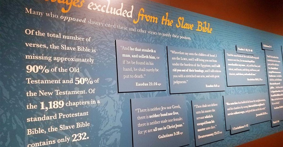 Museum Highlights ‘Slave Bible’ That Focuses on Servitude, Leaves Out Freedom