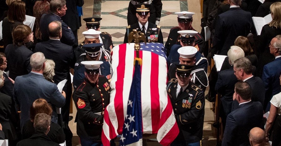 An 'Honor Beyond Words': Christian Singer Michael W. Smith Performs at President George H.W. Bush's Funeral