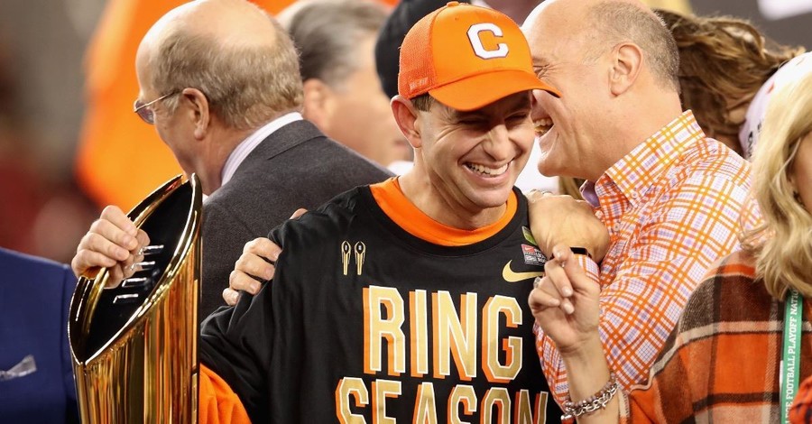 ‘All the Glory’ Goes to Christ, Says Clemson Coach Dabo Swinney after National Title 