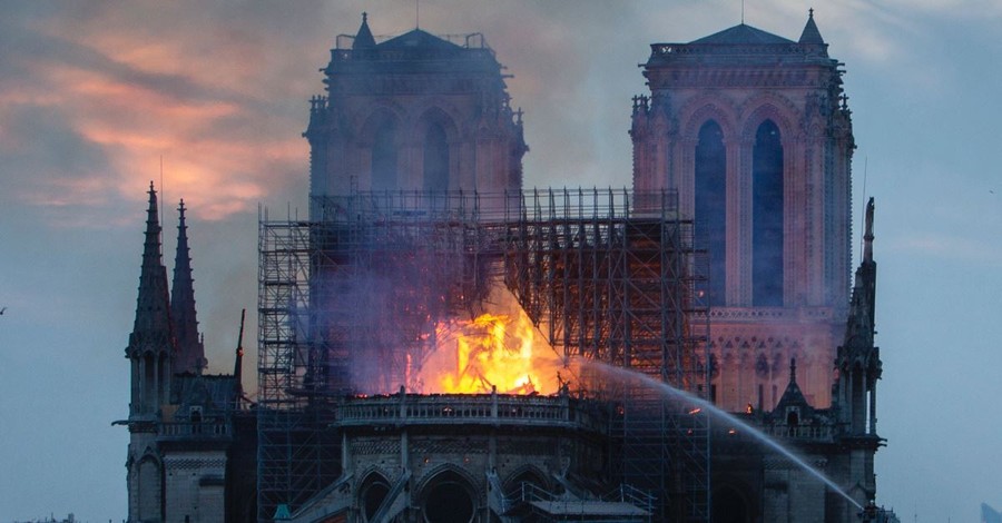 Huge Fire Breaks Out at the Notre Dame Cathedral in Paris