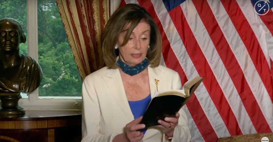Nancy Pelosi Reads from Bible, Implores President Trump to Be a 'Healer-in-Chief'