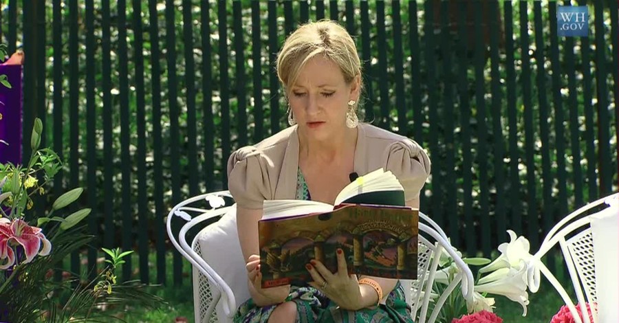 JK Rowling reading Harry Potter