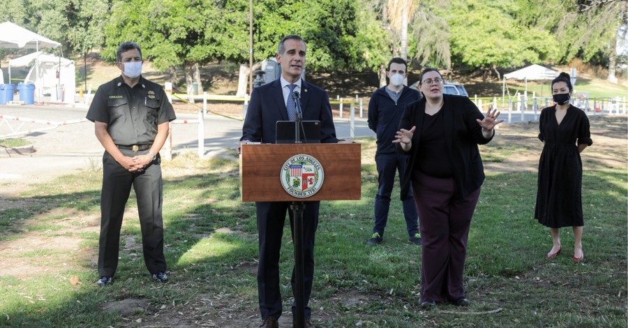 LA Mayor Threatens to Shut Off Electricity and Water to Churches that Meet