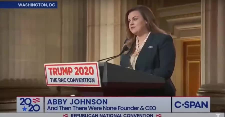 Trump Has ‘Done More for the Unborn Than Any Other President,’ Abby Johnson Tells RNC