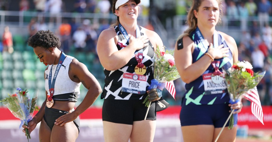 US Olympic Hammer Thrower Gwen Berry Explains Why She Turned Her Back during National Anthem