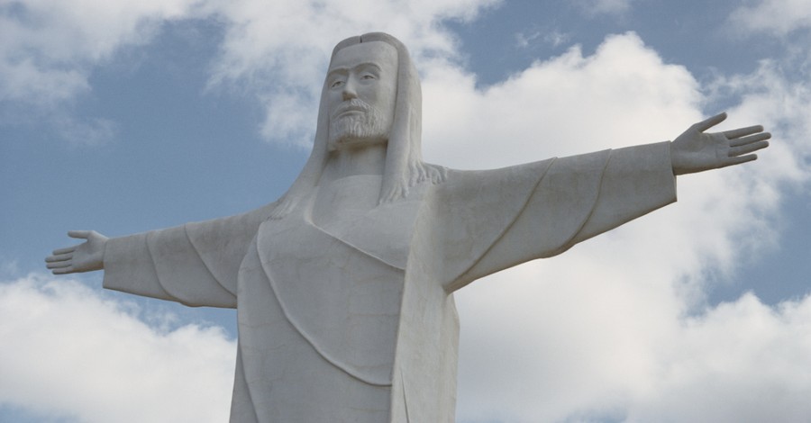 Activists Hang 40-Foot 'God Bless Abortions' Banner across Christ of the Ozarks Statue