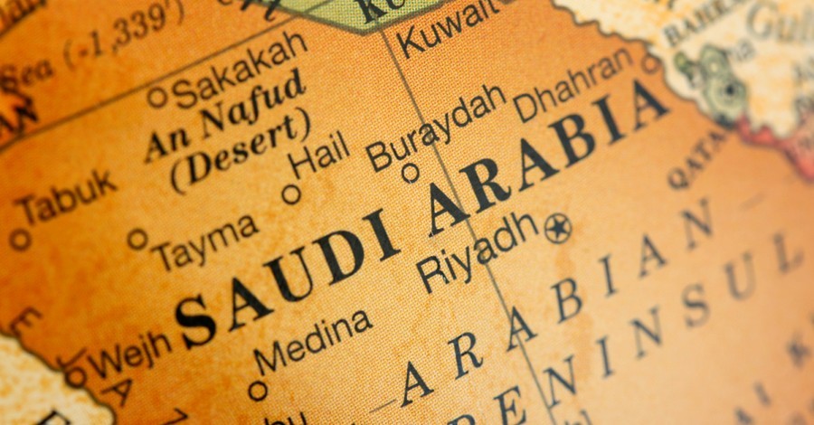 Saudi Arabia on the map, Christianity in Saudi Arabia