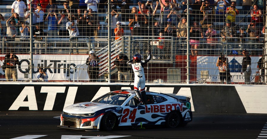 Liberty Student Wins NASCAR Race in Liberty-Sponsored Car: 'I'm Proud to Represent' Them