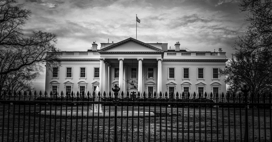 Teen Driving with Nazi Flag Crashes Truck into Gate Outside the White House