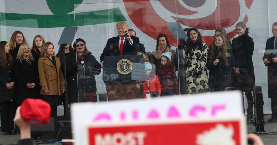 'We Are the Voice for the Voiceless,' Trump Tells March for Life in Historic Speech