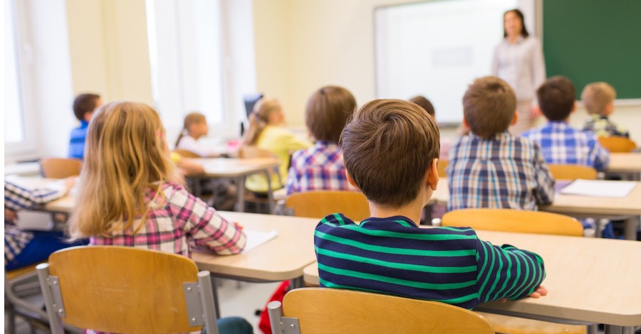 Classroom full of students