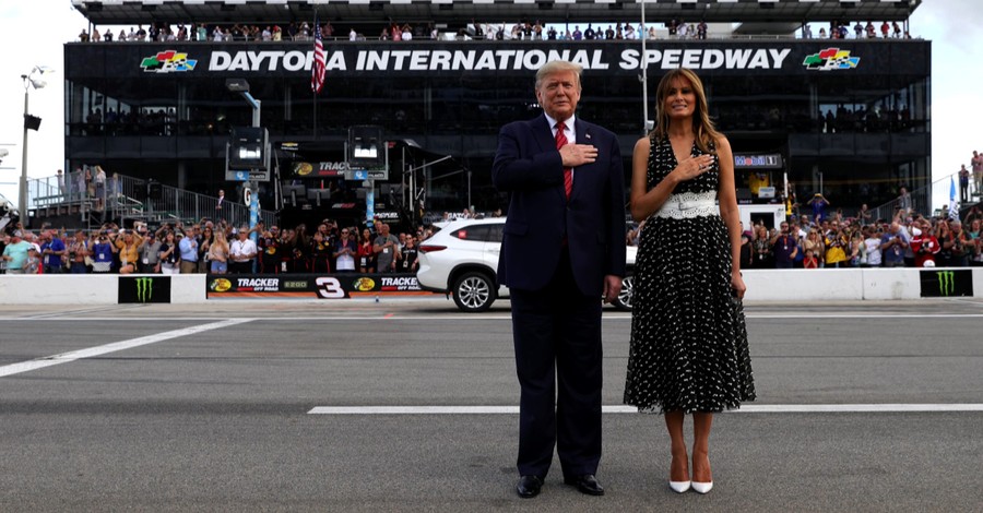 'God, Family, Country Matter Most': President Trump Kicks Off NASCAR's Daytona 500 Race