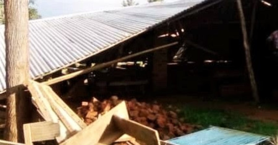 Muslim Villagers Destroy Church Building and Pastor's House