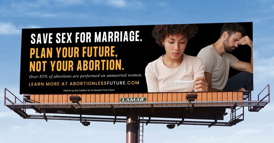 Pro-Lifers Counter Newsom's 'Blasphemous' Billboards with Pro-Chastity Billboards