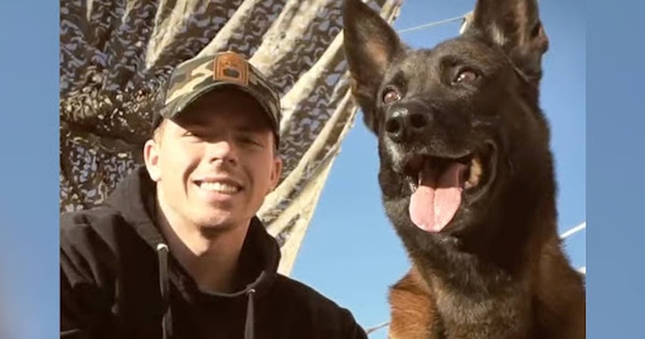 Soldier Reunites With His Military Dog Yyacob After Years Apart