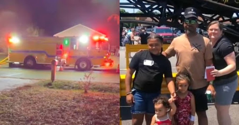 Family Receives Support From School and Community After Losing House in a Fire