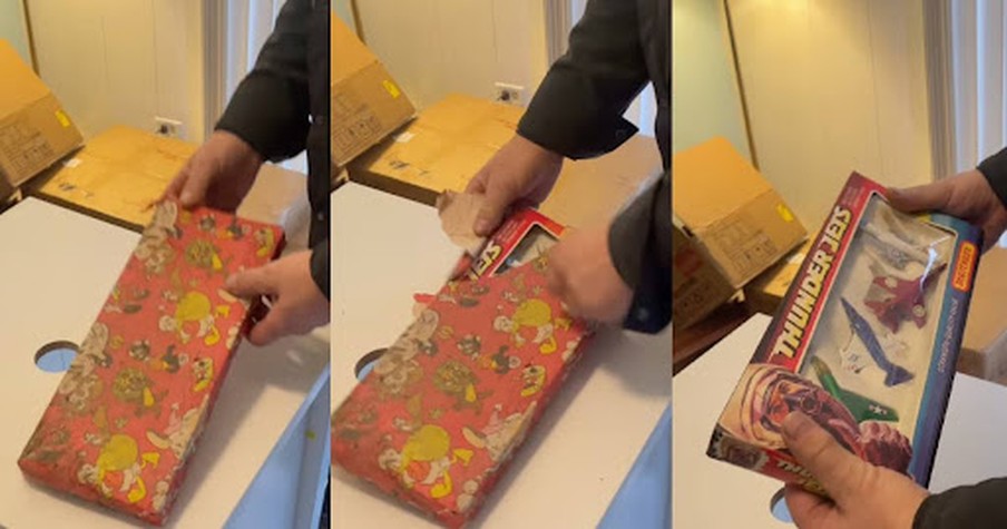 Man Discovers 46 Year Old Christmas Present in the Wall of His Childhood Home