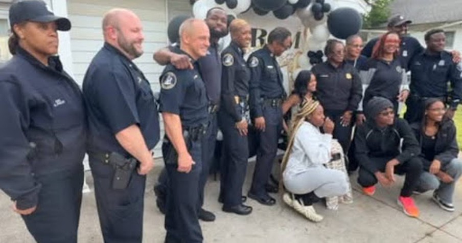 Police Escort Paralyzed Teen to Prom Years After Childhood Shooting