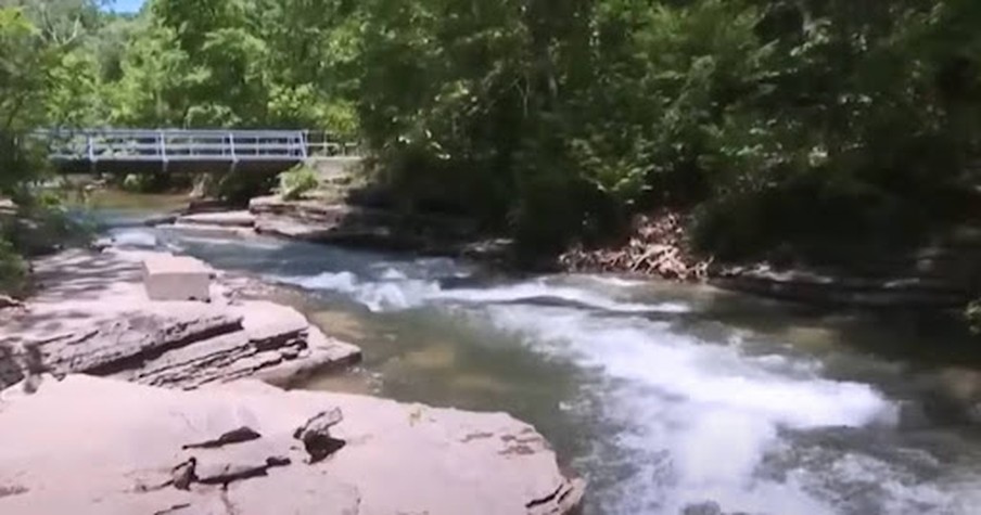 Young Girl is Saved by Good Samaritan After Falling 15 Feet Into a Waterfall