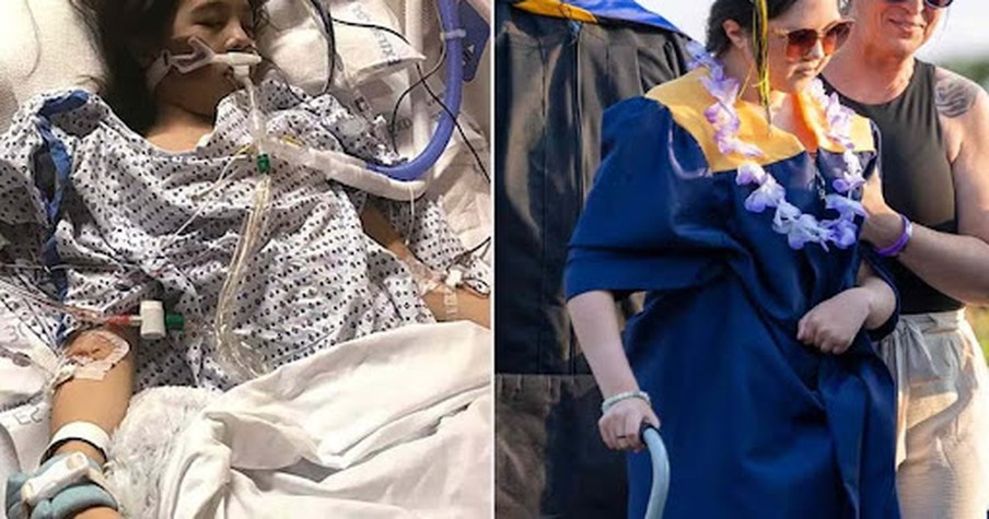 After Surviving Family Tragedies, Stroke, and Coma, Teen Walks in Her Graduation Ceremony