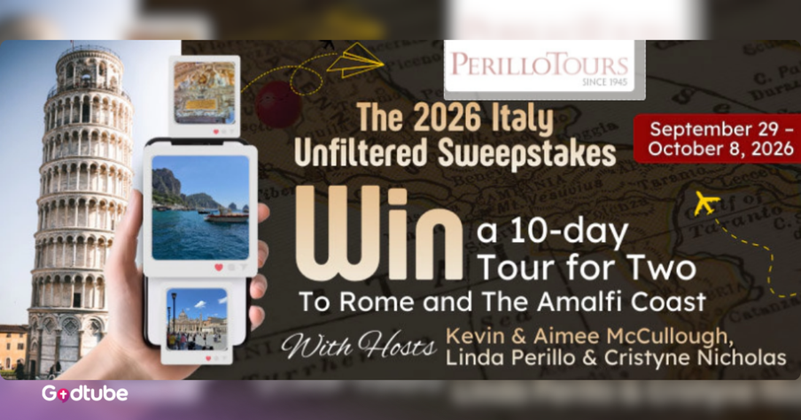 The Italy Unfiltered Dream Vacation Sweepstakes