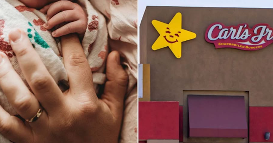 Baby Boy Born in a Carl's Jr. Parking Lot After Parents Didn't Make it to the Hospital On Time
