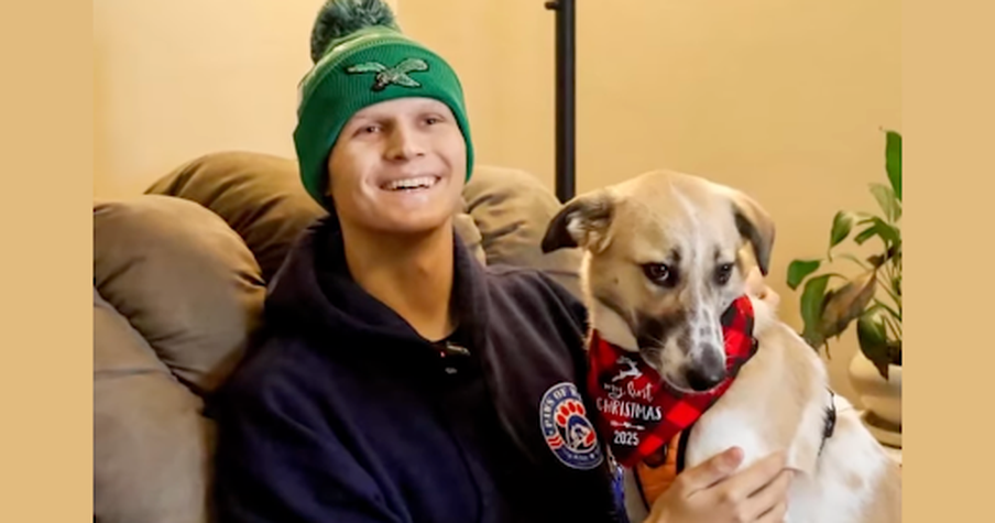 Diagnosed With Bone Cancer, Young Soldier Reunites With the Dog He Loved Overseas
