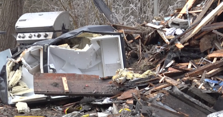 Brave Father Runs Back Into Burning Home to Rescue His Daughter From House Fire