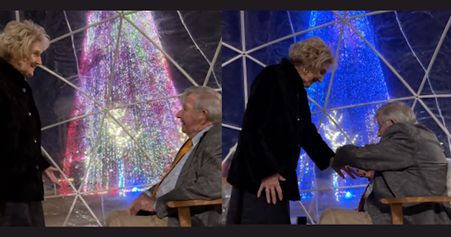 After More Than 40 Years as Neighbors, a Senior Couple Says Yes to Forever