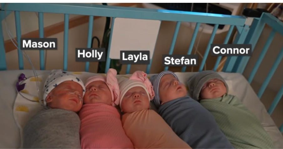 Welcoming Quintuplets Turned This Family of 4 Into a Family of 9: “I Think It’s a Miracle”
