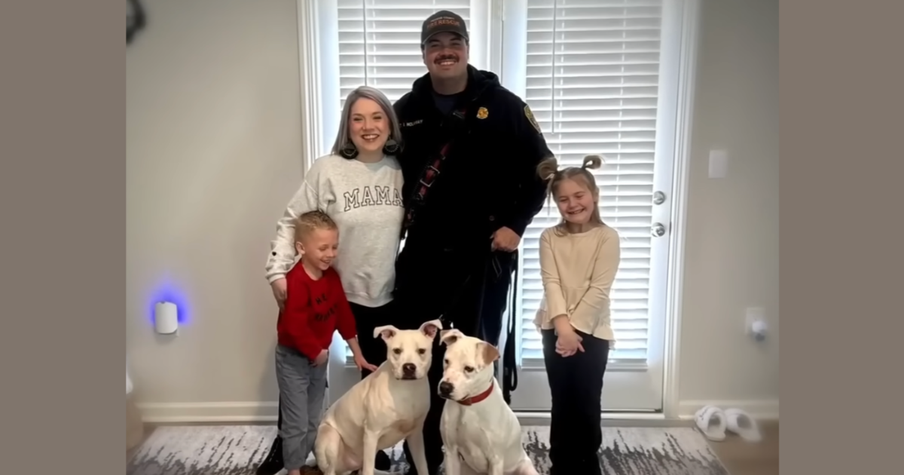 Firefighter Saves Puppies From a Fire, Brings One Home — Then Adopts His Brother Too