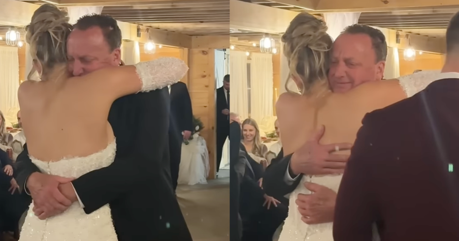 Bride Honors Her Dad in the Most Beautiful Way Before Their Father-Daughter Dance