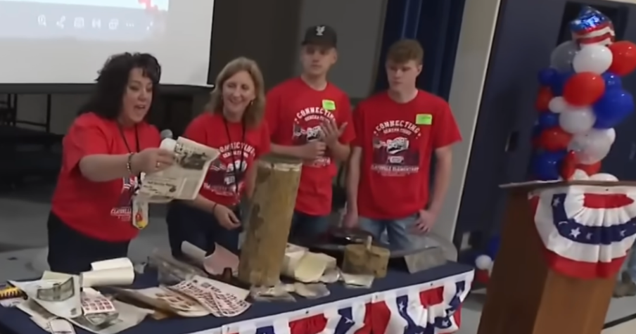 A School in Pennsylvania Buried a Time Capsule in 1976, They’ve Finally Opened It 50 Years Later