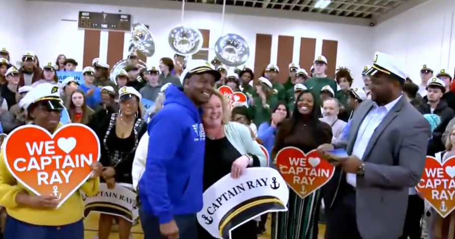High School Custodian Honored for Being the Heart of the School Gives All the Glory to God
