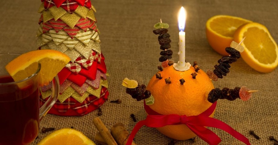 6. Light a Christingle. 