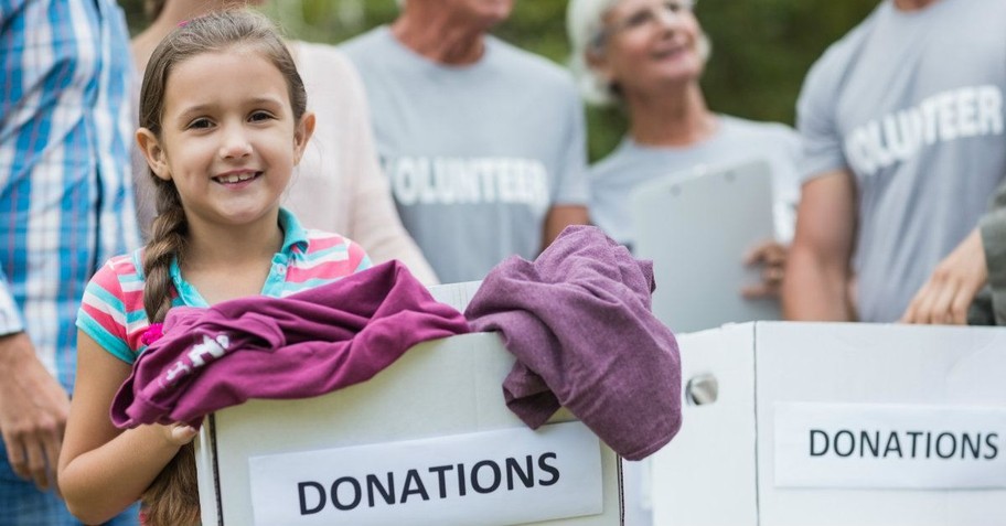 7. Have your child clean out her toys and give them away regularly.