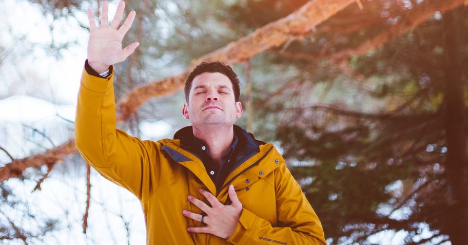 A man praying, National Day of Prayer reminds us that God is in control