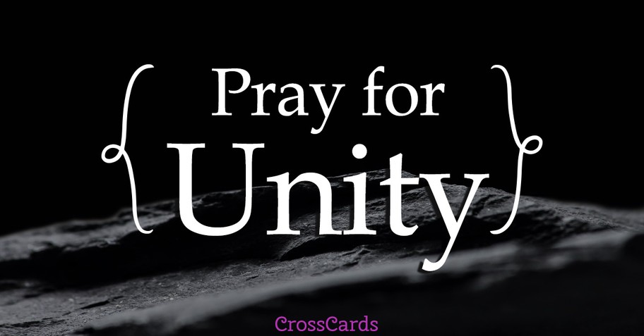 Pray for Unity Crosscards