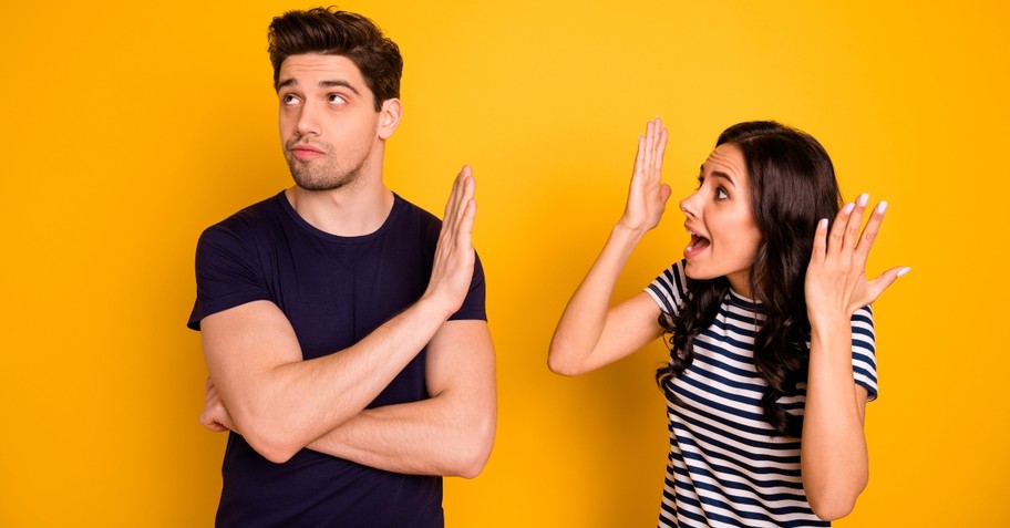 Couple having an argument