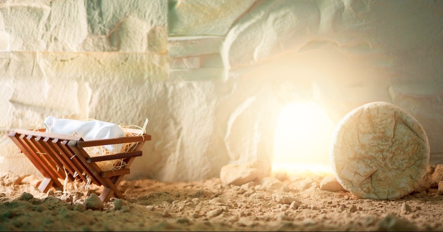 Manger and the tomb