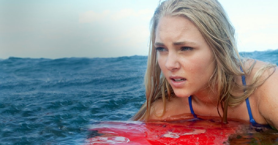 Anna Sophia Rob on a surf board in 'Soul Surfer'