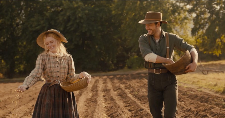 Angel and Michael on their farm in Redeeming Love