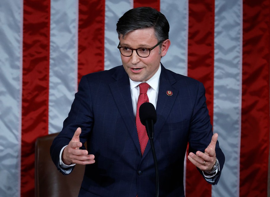 Speaker of the House, Mike Johnson;