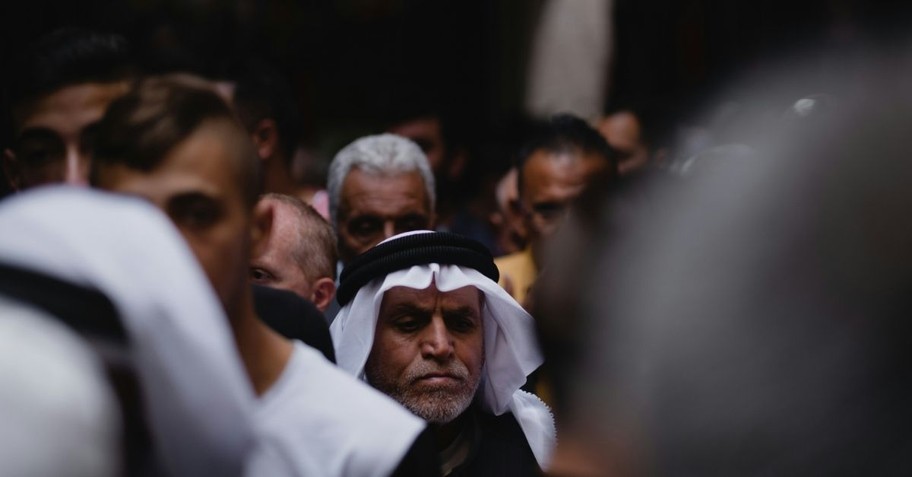 A Muslim Man Walking after Friday Prayer in Jerusalem; Debunking myths about Christian Zionism; Christian Zionism is not Anti-Arab.