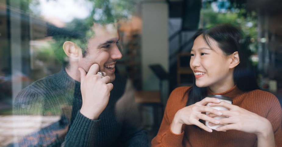 Guy and girl getting coffee, having too close of relationships with the opposite sex