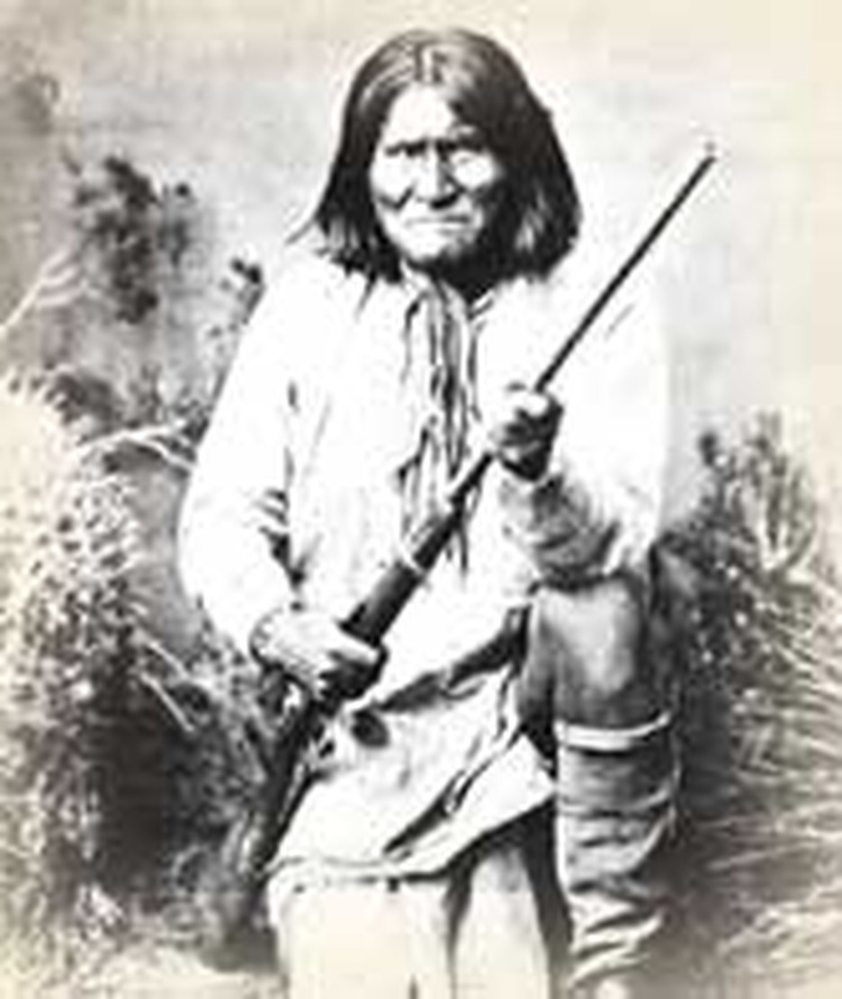 Baptism of Indian Warrior Geronimo
