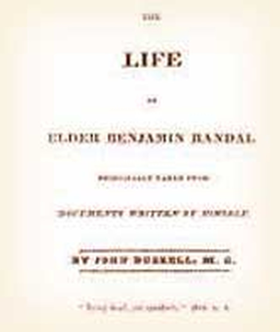 Elder Randall, Free Will Baptist Founder