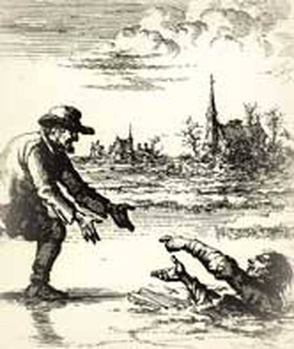 Dirk Willem Burned after Rescuing Pursuer