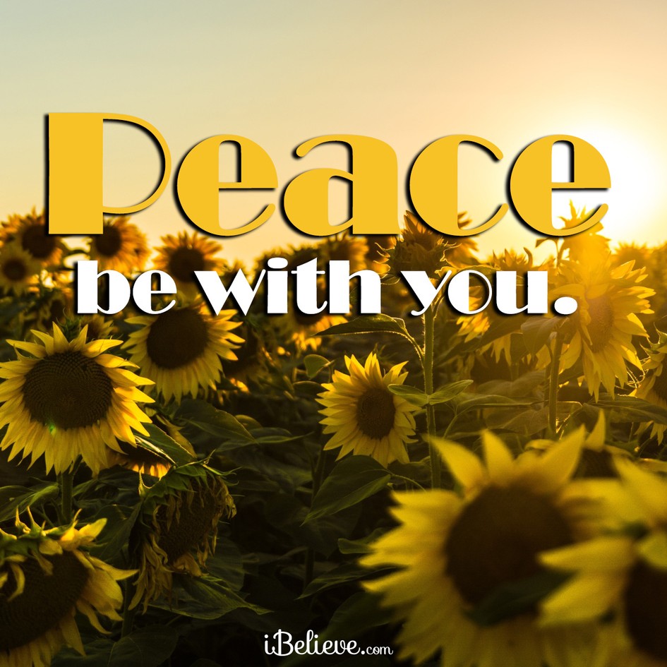 jesus peace be with you