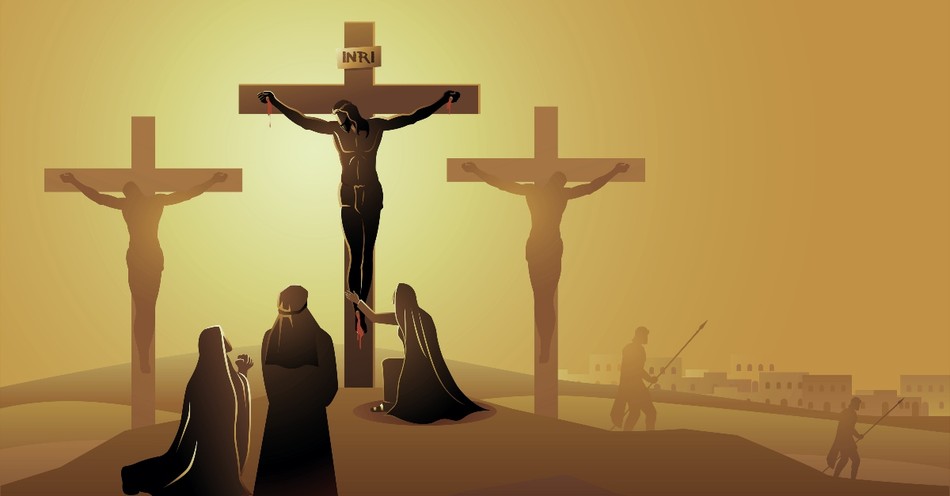 What is the weight of the cross that Jesus carried? 